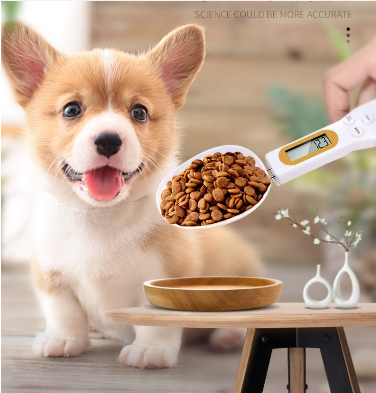 Cuillère Balance Électronique pour Aliments pour Animaux – 5 Unités de Mesure & Affichage LCD